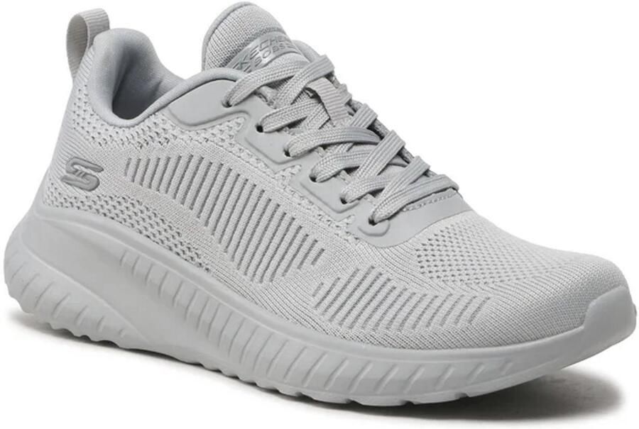 Skechers BOBS SQUAD 117209-LTGY Female Gray sportieve sneakers dames grijs
