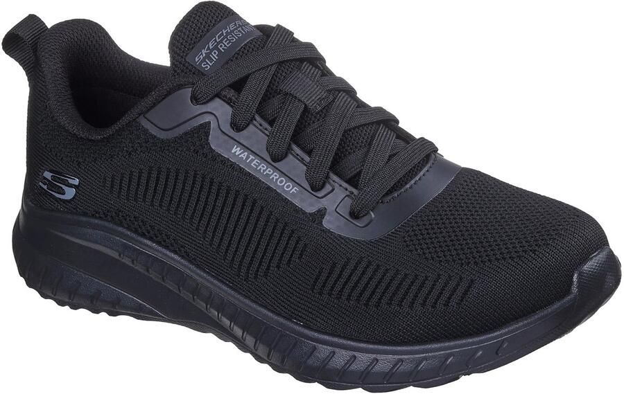 Skechers Squad Chaos voor dames Awoa-werkschoenen 108247EC BLK Zwart