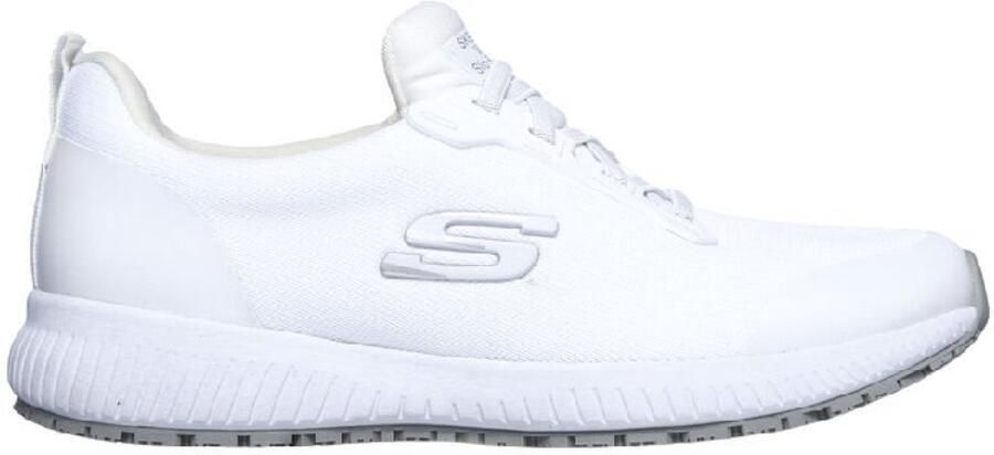 Skechers Werkschoenen SQUAD SR sneakers voor horeca & zorg met gepolsterde schacht