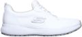 Skechers Werkschoenen SQUAD SR sneakers voor horeca & zorg met gepolsterde schacht - Wit