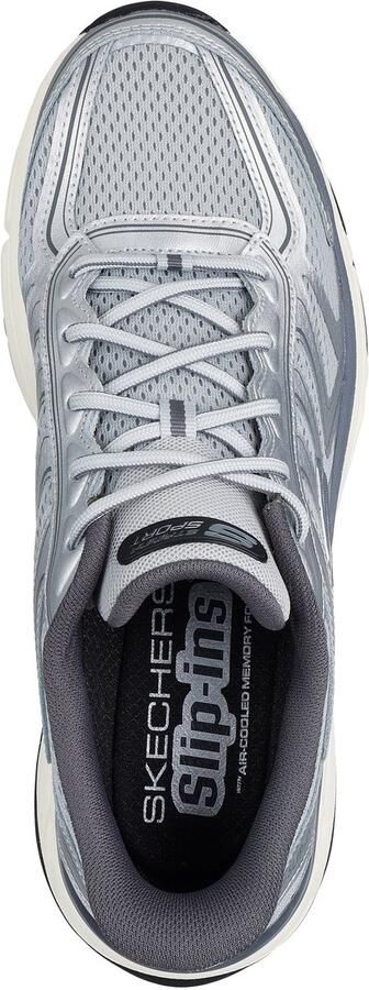 Skechers Slip-on sneakers STAMINA SPORT Retro sneaker veterschoen met slip-ins