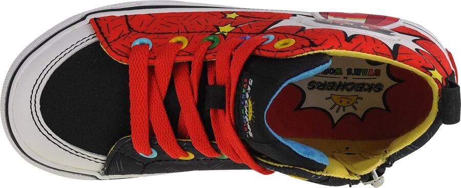 Skechers Street Fame Ultra Fun Red Titan 406060L RDBK voor een jongen Rood Sneakers Sportschoenen - Foto 3