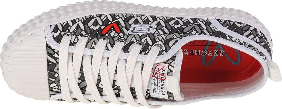 Skechers Street Trax One That Stands Out 155501 WBK Vrouwen Wit Sneakers Sneakers - Foto 3