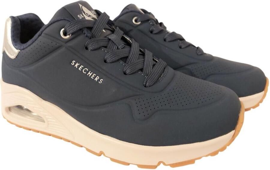 Skechers Sneakers UNO GOLDEN AIR Vrijetijdsschoen lage schoen veterschoen met metallic inzet - Foto 2