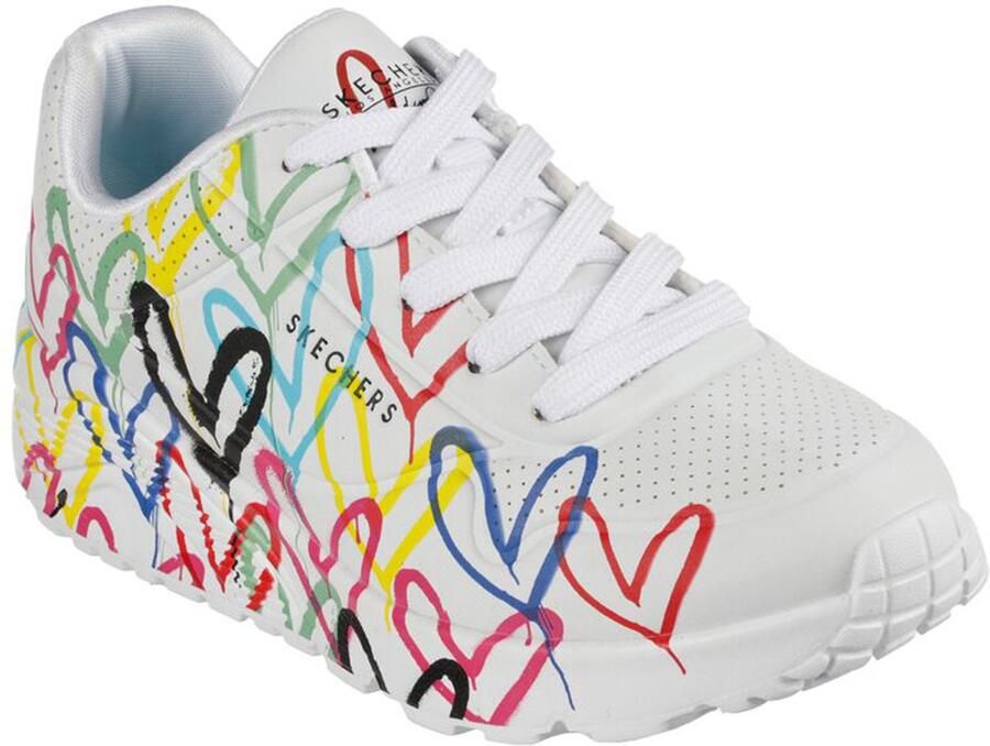Skechers Street UNO SPREAT THE LOVE Sneakers Meisjes JGoldcrown wit