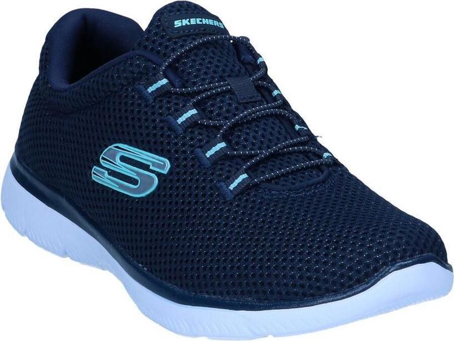 Skechers Slip-on sneakers Summits Slipper vrijetijdsschoen comfortschoen met gepolsterde schacht - Foto 3