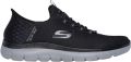 Skechers Slip-Ins Summits High Range 232457-BKCC Mannen Zwart Sneakers - Grijs