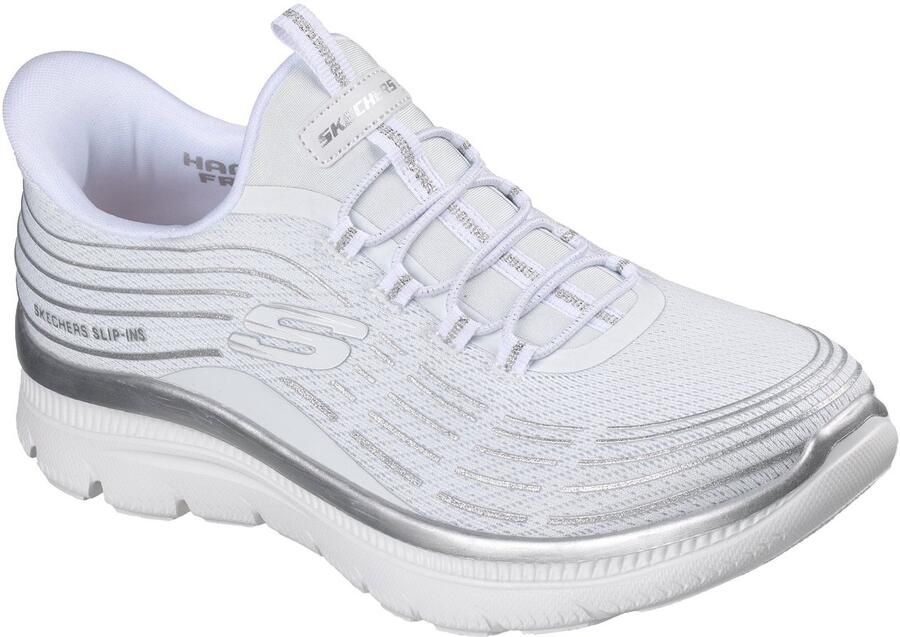 Skechers Slip-on sneakers SUMMITS PLUS-SOFT LUSTER Vrijetijdsschoen instapschoen in vegan uitvoering