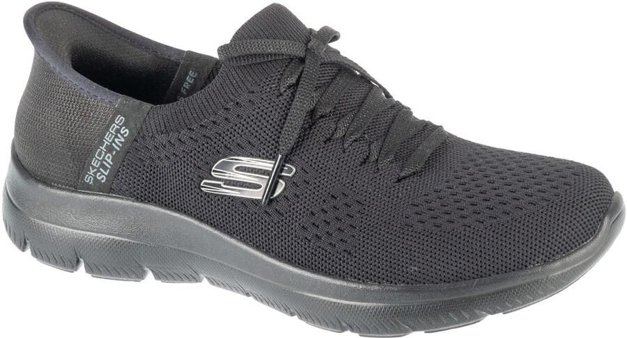 Skechers Slip-on sneakers SUMMITS-NEW DAILY slippers vrijetijdsschoen in vegan uitvoering
