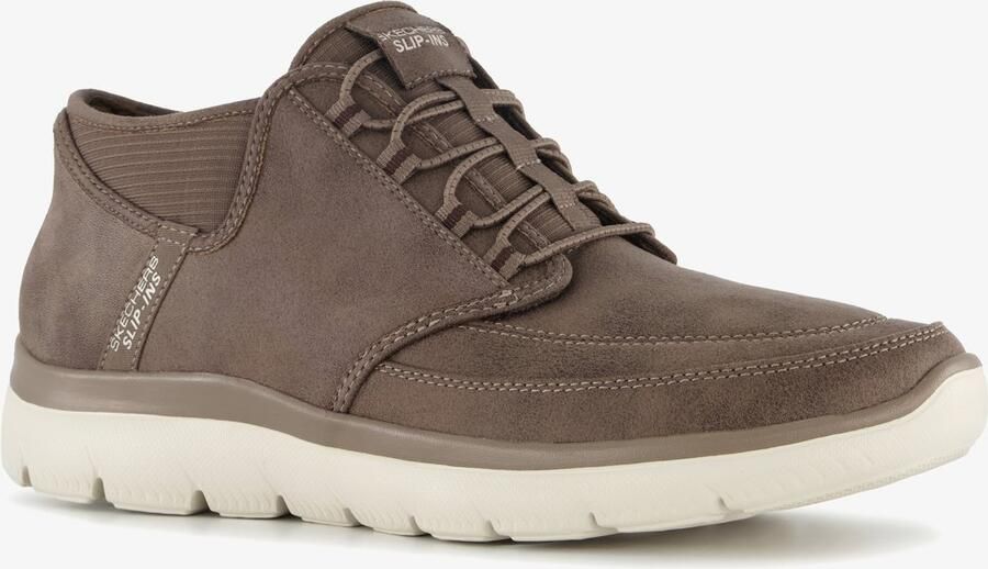 Skechers Slip-ins: Summits Siegul suède heren sneakers bruin Extra comfort Memory Foam - Foto 2