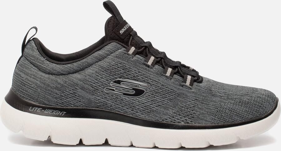 Skechers Slip-on sneakers Summits Vrijetijdsschoen slipper comfortschoen met elastische bungee-veters