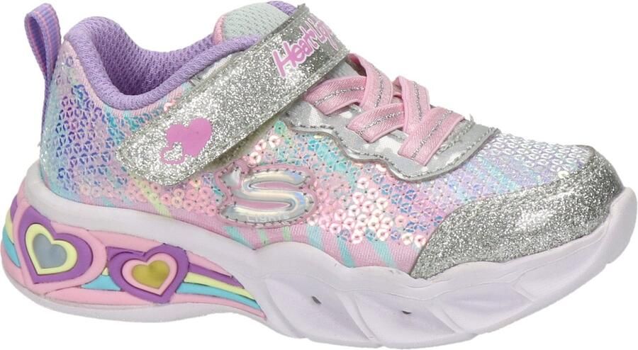 Skechers SWEETHEART LIGHTS -LETS SHINE Meisjes Sneakers - Foto 4
