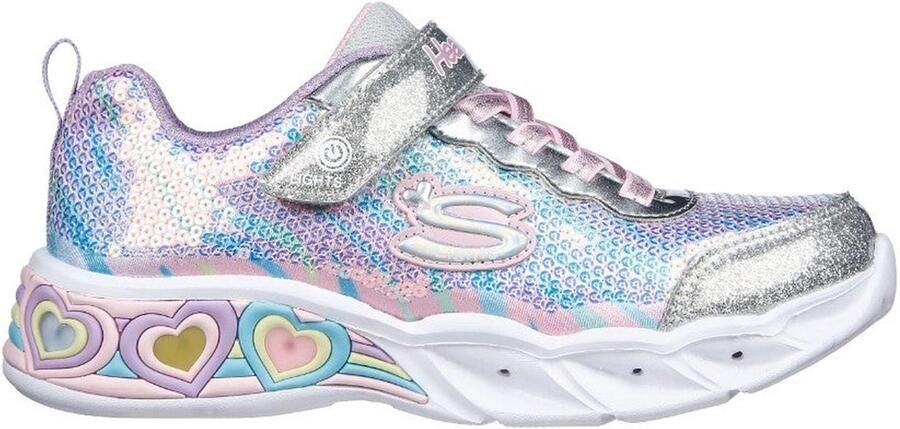 Skechers SWEETHEART LIGHTS -LETS SHINE Silver Multi - Foto 2