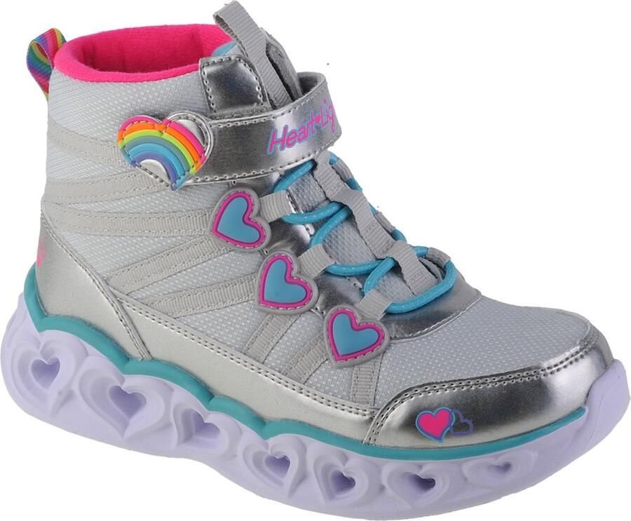 Skechers Sweetheart Lights Sweet Styling 302668L-SMLT voor Zilver Laarzen Sneeuw