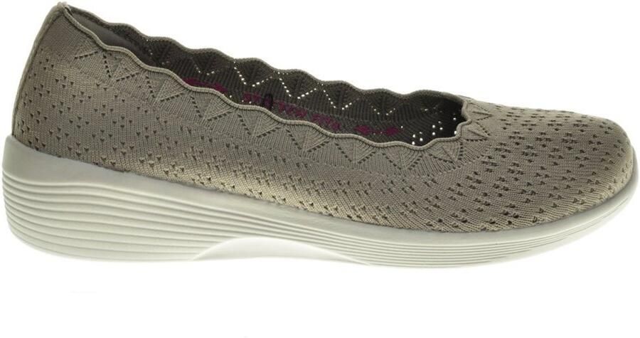 Skechers Taupe Instapper Skecher Arya Disco