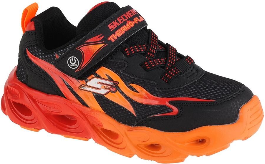 Skechers Thermo Flash Heat Flux 400103L BKRD voor een jongen Zwart Sneakers Sportschoenen - Foto 2