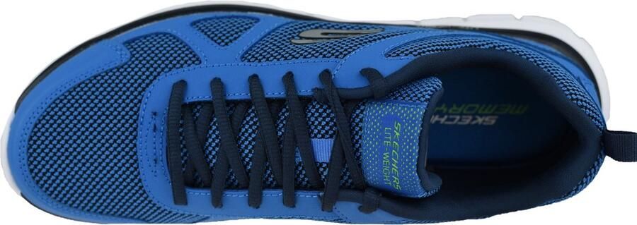 Skechers Track-Bucolo 52630-BLLM Mannen Blauw Trainingschoenen Sportschoenen - Foto 4