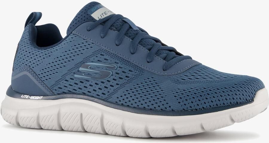 Skechers Buty Męskie TRACK LESHUR 232758-BLU Niebieskie sneakers heren blauw - Foto 2