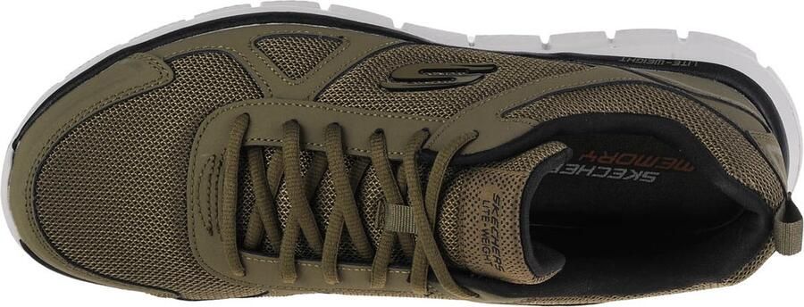 Skechers Track Scloric 52631 OLBK Mannen Groen Trainingschoenen Hardloopschoenen - Foto 3