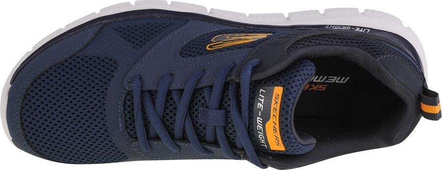 Skechers Track Syntac 232398 NVY Mannen Marineblauw Sneakers Sportschoenen - Foto 4