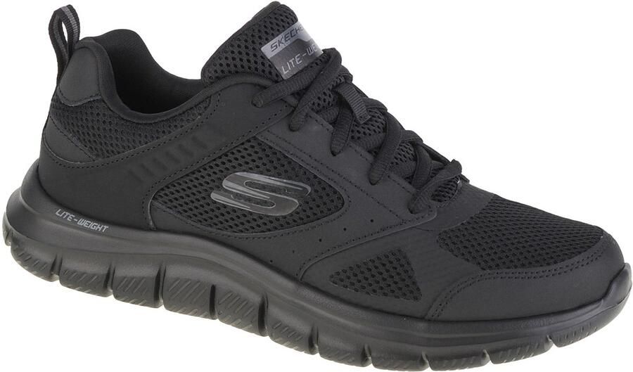 Skechers Track-Syntac Mannen Zwart Sneakers