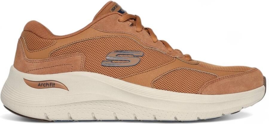 Skechers Arch Fit 2.0 The Keep 232702-WSK Mannen Oranje Sneakers - Foto 2