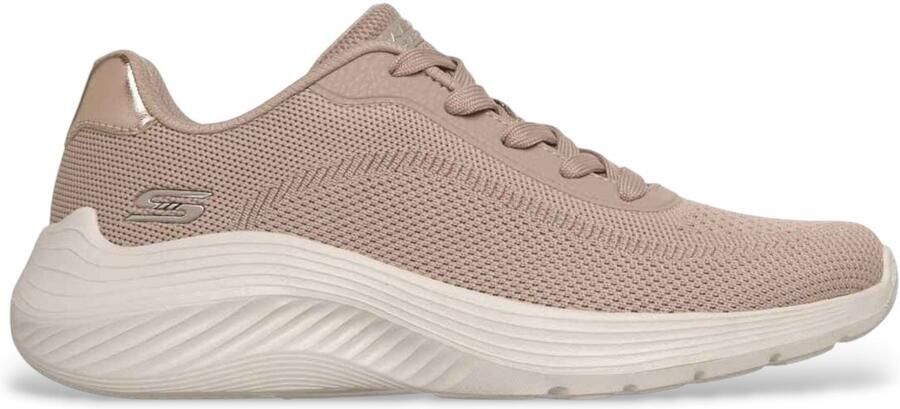 Skechers Lage Sneakers Sport Zapatillas Mujer Modèle Bobs Squad Waves Current