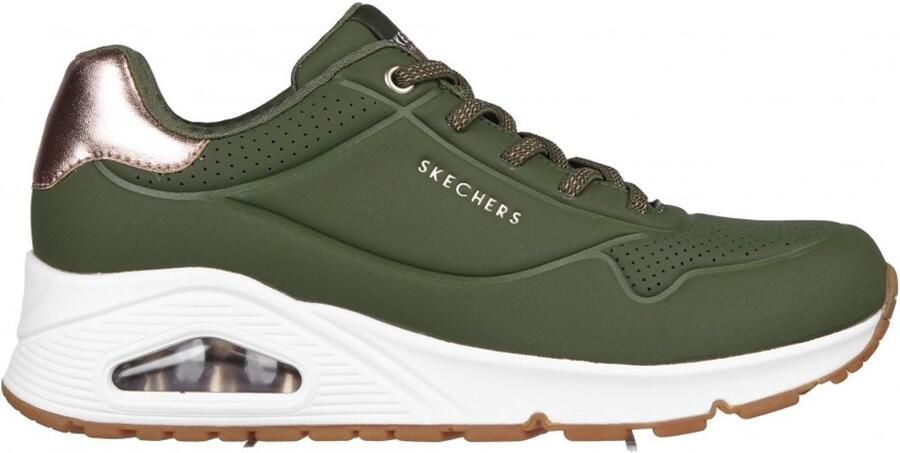Skechers Uno Shimmer Away dames sneakers groen Extra comfort Memory Foam - Foto 4