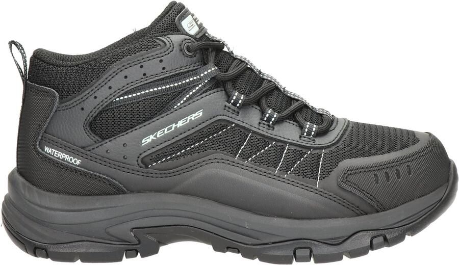 Skechers Trego Ashaway dames wandelschoenen Zwart
