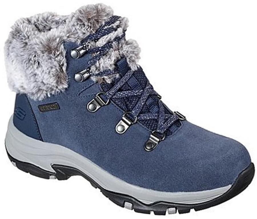 Skechers TREGO FALLS FINEST dames sneakers navy blauw model 167178-NVY