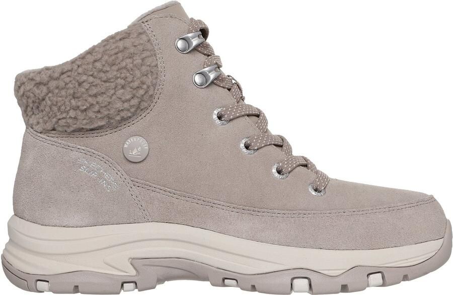 Skechers TREGO SNOW BREEZE Dames Instappers Taupe