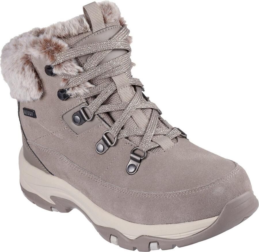 Skechers TREGO SNOW WORRIES 167882-MUSH Female Beige Trego Snow Worries dames snowboots beige