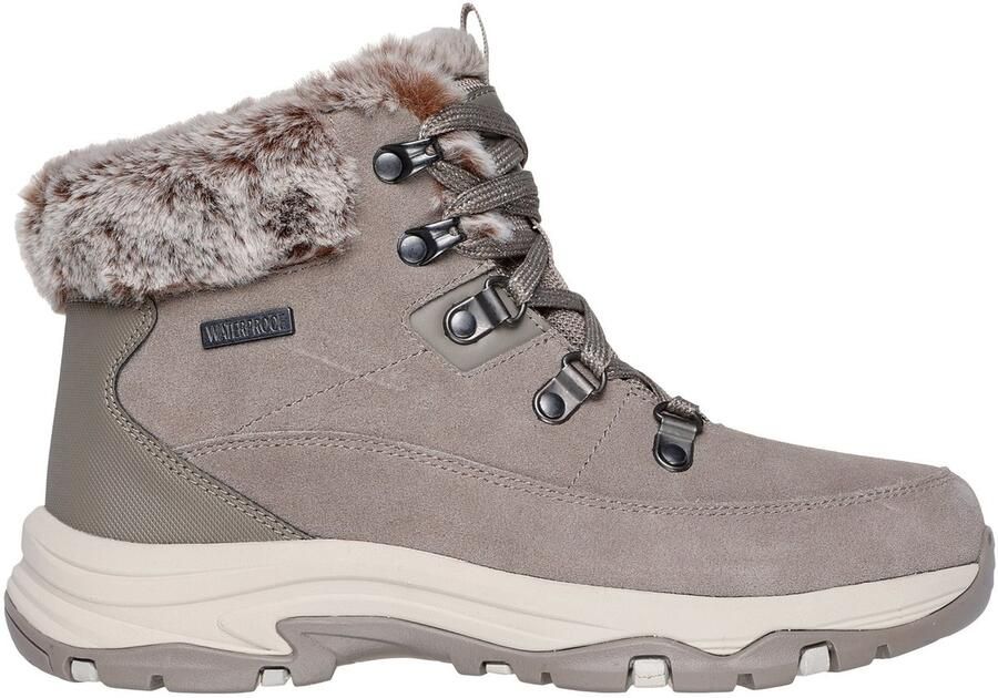 Skechers TREGO SNOW WORRIES Winterlaarzen Dames Beige