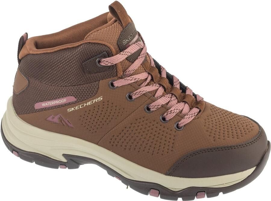 Skechers Trego Trail Destination Vrouwen Bruin Trekkingschoenen