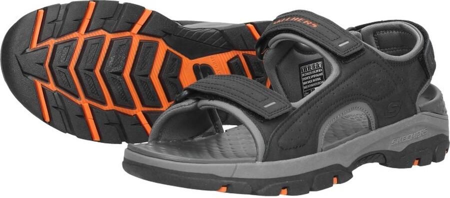 Skechers Comfortabele herensandaal met Luxefoam-voetbed Black Heren - Foto 10