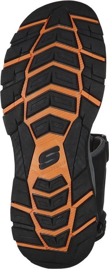 Skechers Comfortabele herensandaal met Luxefoam-voetbed Black Heren - Foto 12