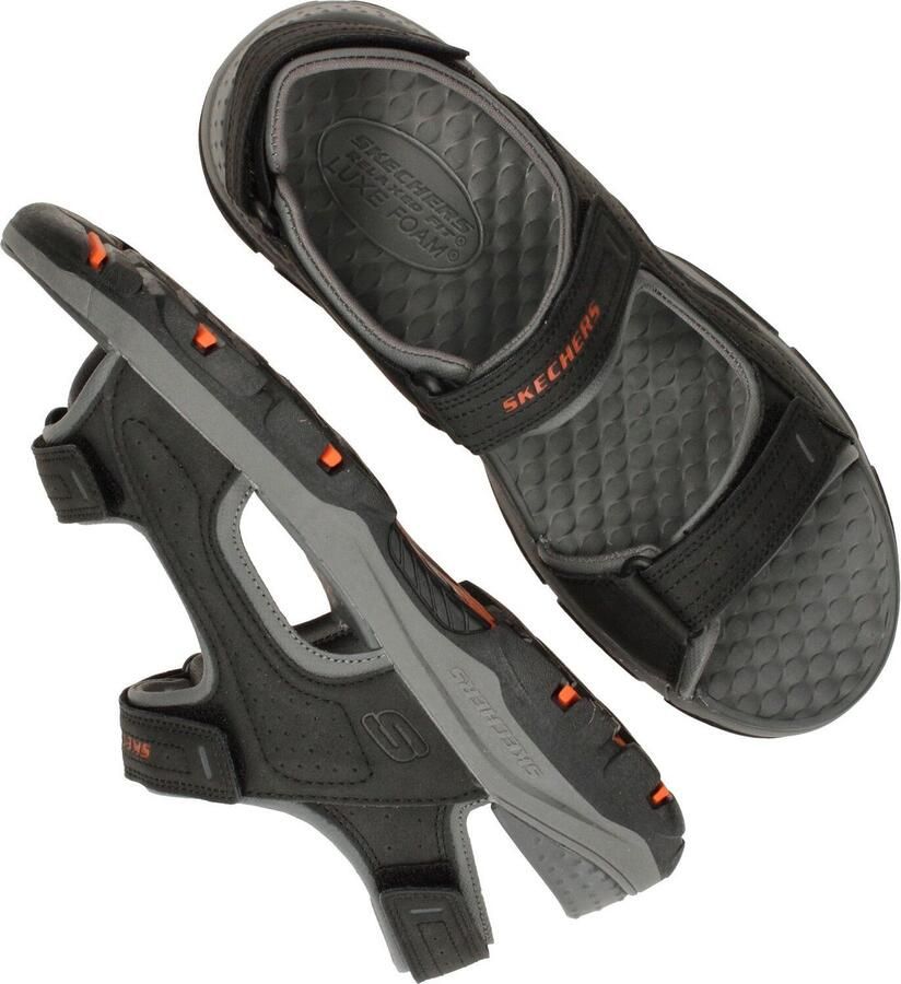 Skechers Comfortabele herensandaal met Luxefoam-voetbed Black Heren - Foto 2