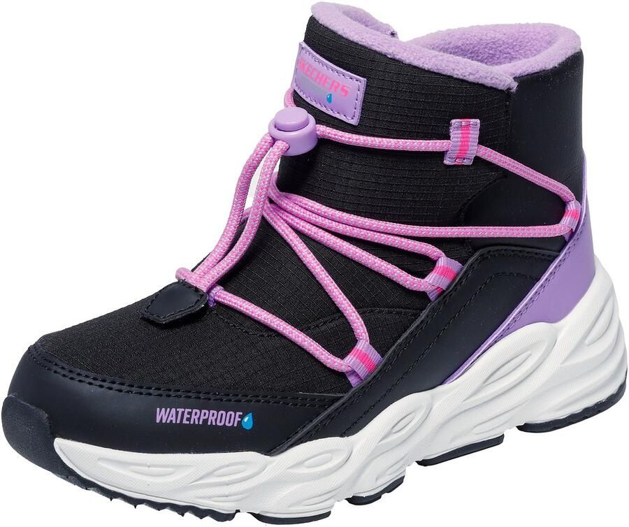 Skechers Turbo Tread-Winter Storm kinder winterlaarzen sneaker 303492L zwart
