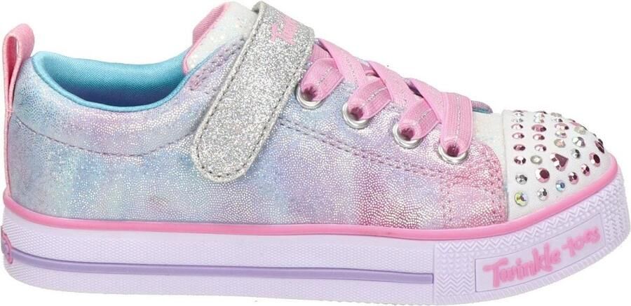 Skechers twinkle lite meisjes sneaker Roze