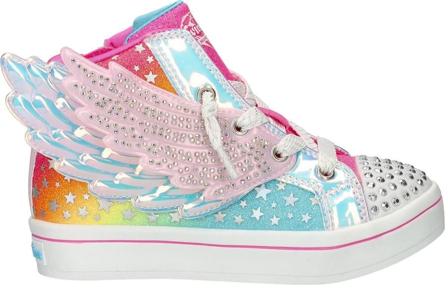 Skechers Twinkle Toes Sweet Dreams meisjes veterboot Sneakers Unisex Multi