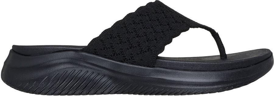 Skechers ULTRA FLEX 3.0 SANDAL-RHYTHM Dames Slippers Zwart