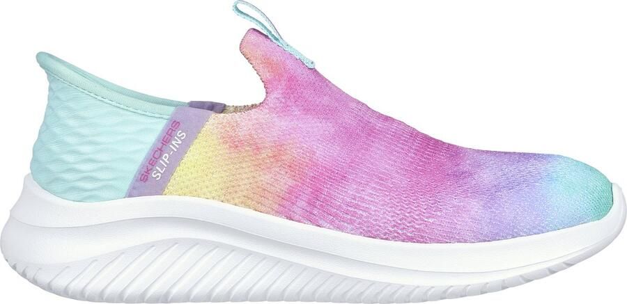 Skechers Pastel Clouds slip-on sneakers roze blauw geel Meisjes Textiel 31