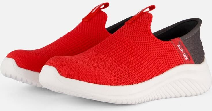 Skechers Ultra Flex 3.0 Smooth Step Jongens Instappers Rood Zwart - Foto 2