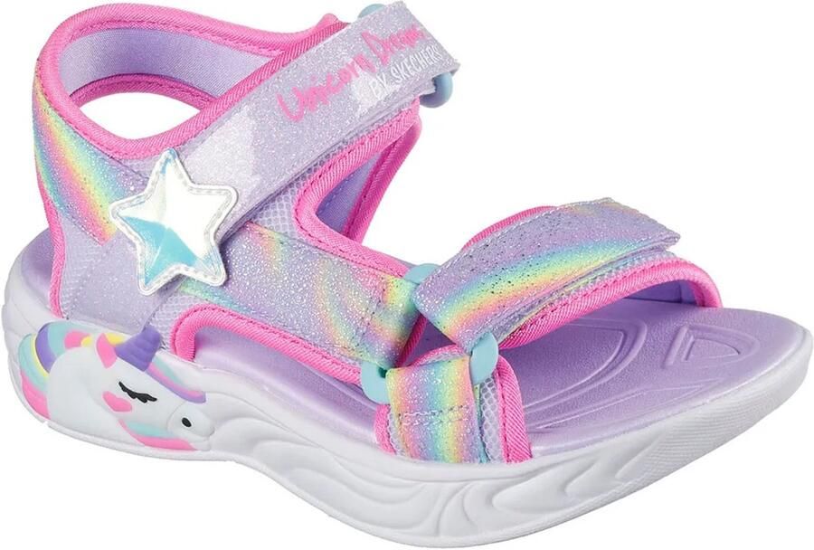Skechers Unicorn Dreams Dreamy Sandalen Paars 1 2 Meisjes