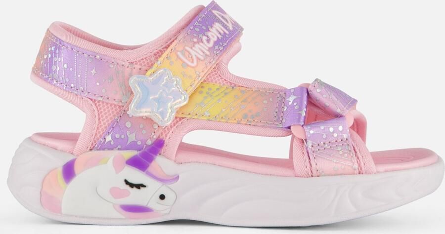 Skechers Unicorn Dreams Sandal Majes Meisjes Sandalen Roze;Multicolour