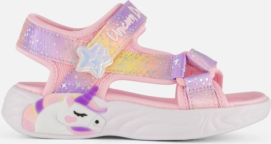 Skechers Unicorn Dreams Sandal Majes Meisjes Sandalen Roze;Multicolour