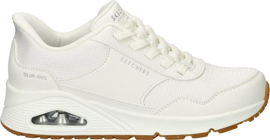 Skechers Slip-on sneakers UNO-SIMPLIFIED SLIP-IN wedge sneaker slipper met geïntegreerde slip-ins technologie