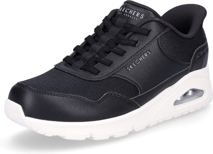 Skechers Slip-on sneakers UNO-SIMPLIFIED SLIP-IN wedge sneaker slipper met geïntegreerde slip-ins technologie