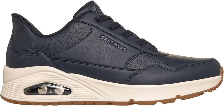 Skechers UNO-BANKSIA LUXE Heren Instappers Donkerblauw