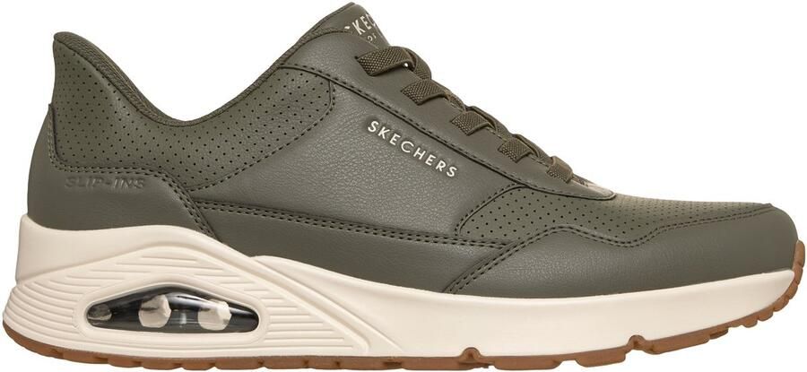 Skechers UNO-BANKSIA LUXE Heren Instappers Olive